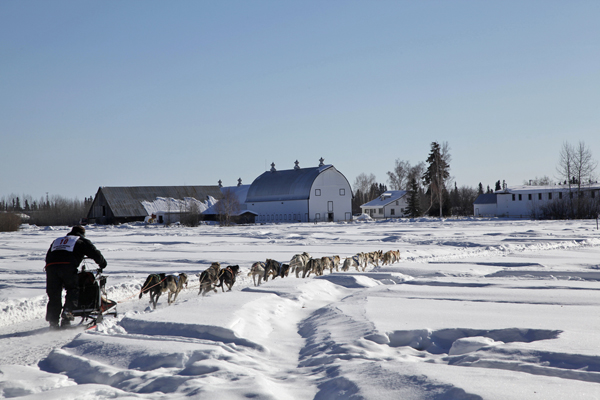 Trucking through Creamers Field. Sat. March 16, 2013