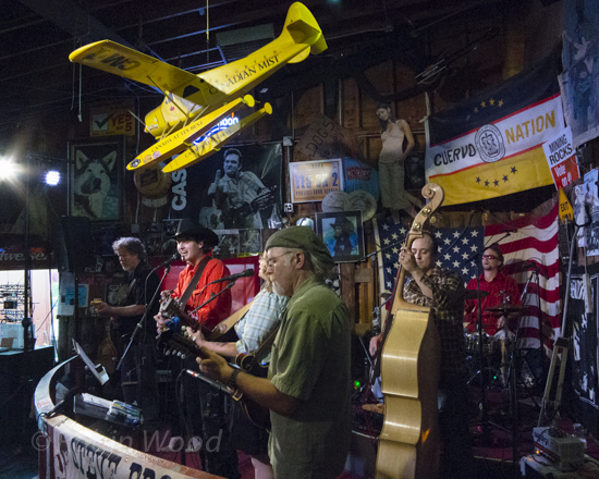 Low-flying planes be damned, this band will play on. 