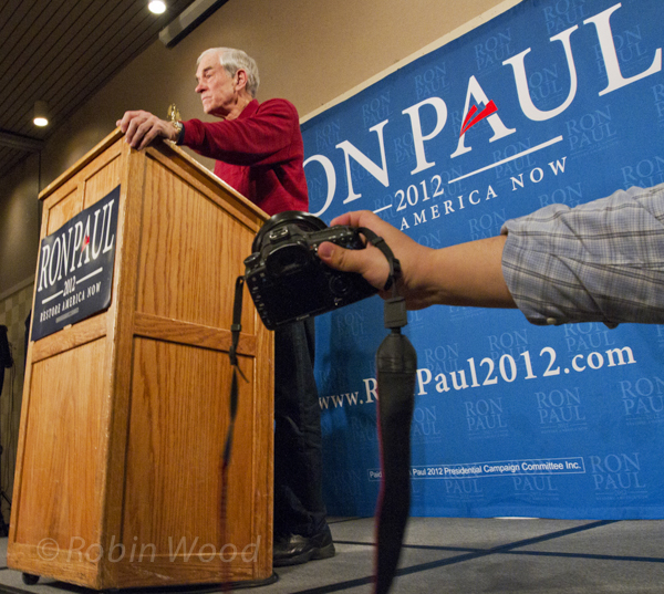 Ron Paul visists Fairbanks, Alaska.